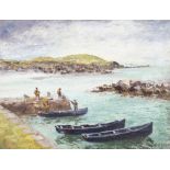 FERGUS O'RYAN RHA (1911-1989) Ardmore, Connemara Oil on board, 30.8 x 40.4cm Signed; signed and
