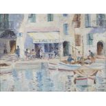 FERGUS O'RYAN RHA (1911-1989) The Port, Villefranche, France Oil on board, 30 x 40cm Signed;