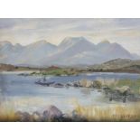 FERGUS O'RYAN RHA (1911-1989) Study for Lake Near Roundstone, 1959 Oil on canvas laid on board,