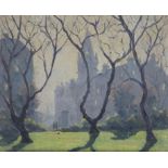 FERGUS O'RYAN RHA (1911-1989) Stephen's Green Oil on board, 40.5 x 49.7cm Signed; inscribed