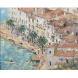 FERGUS O'RYAN RHA (1911-1989) The Harbour, Calvi, Corsica Oil on board, 35.5 x 43cm Signed;