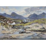 FERGUS O'RYAN RHA (1911-1989) Study for Near Dog's Bay, Roundstone, Easter 1959 Oil on canvas laid