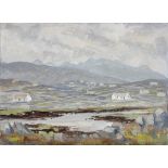 FERGUS O'RYAN RHA (1911-1989) Sketch for Rossaveel, Carraroe, May 17th 1970 Oil on canvas paper