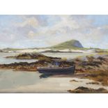 FERGUS O'RYAN RHA (1911-1989) Doon Hill from Ballyconneely, Connemara, July 1967 Oil on canvas
