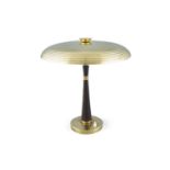 OSCAR TORLASCO (B. 1934) A brass 'Model 338' table lamp by Oscar Torlasco, for Lumi, c.1950.