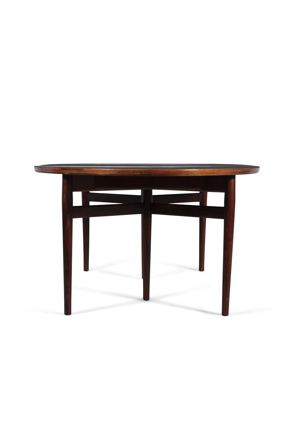 ARNE VODDER (1926-2009) A rosewood 'model 212' extending oval dining table by Arne Vodder, - Image 6 of 6