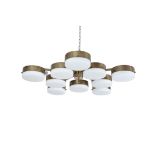 ARREDOLUCE A polished brass ceiling light designed by Angelo Lelli by Arredoluce,