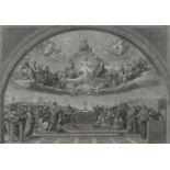 GIOVANNI VOLPATO (c.1732-1803) Pio Sexto Pont. Max (After Raphael) A set of four engravings, 58 x