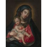 ITALIAN SCHOOL (18TH CENTURY) Madonna and Child Oil on canvas, 72 x 58cm