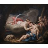 ATTRIBUTED TO FRANCESCO TREVISANI (1656-1746) Selene and the Sleeping Endymion Oil on canvas, 60 x