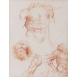 SIR WILLIAM ORPEN RA RWS RHA (1878-1931) Figure Studies Red chalk, 23 x 17cm Provenance: Neptune