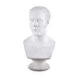 CHRISTOPHER MOORE HRHA (1790-1863) Portrait Bust of a Gentleman White statuary marble, 56cm high