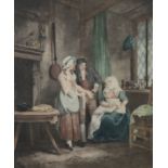 JOHN EGINTON (FL.1775-1804) AFTER FRANCIS WHEATLEY The Fairings Stipple engraving, 55 x 44.5cm