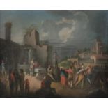 ITALIAN SCHOOL (18TH CENTURY) Village Festival Oil on canvas, 50.5 x 63cm Provenance: Christie's,