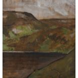 Derek Hill HRHA (1916-2000) Small Lake near Lough Salt, Donegal (1969) Oil on canvas, 25 x 25cm (