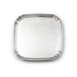 AN ENGLISH SILVER TRAY, Sheffield c. 1963, maker's mark of Frank Cobb and Co Ltd,