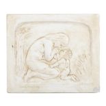 Sophia Rosamund Praeger (1867 - 1954) Faith Healing Plaster relief panel 32 x 37.
