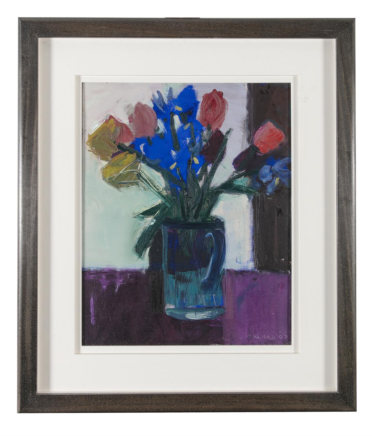 Brian Ballard RUA (b.1943) Flowers in Jug Oil on canvas, 51 x 41cm (20 x 16¼") Signed and dated - Image 2 of 5