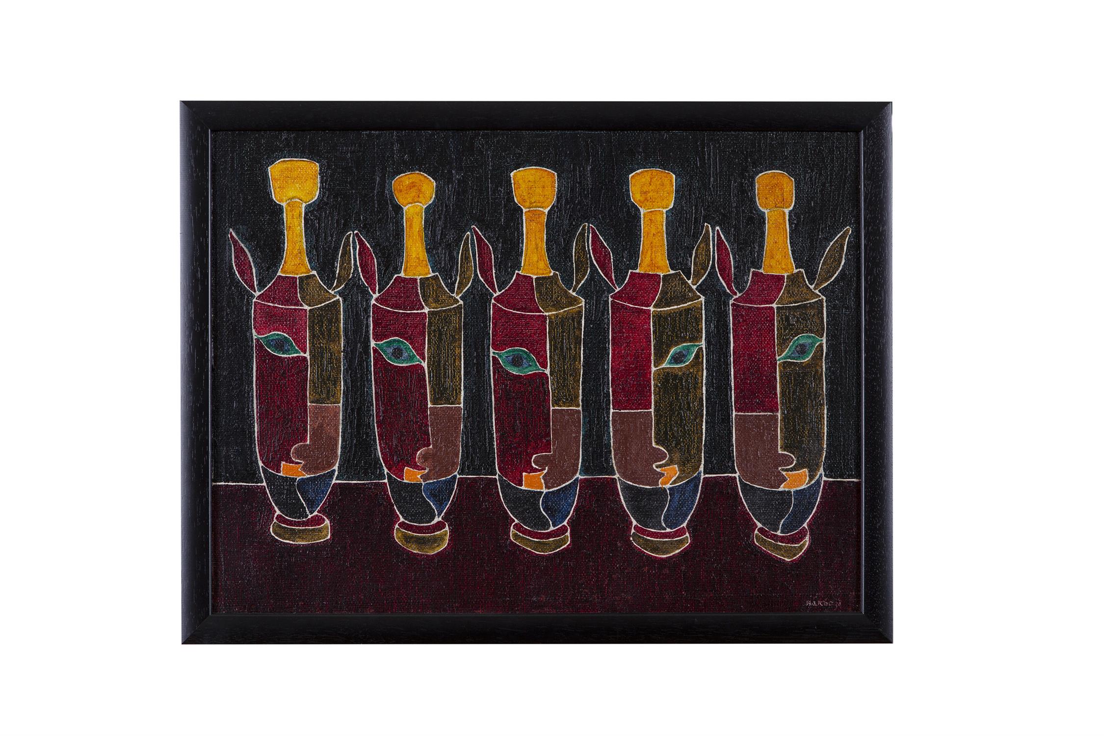 Basil Ivan Rákóczi (1908-1979) Funeraires (Funeral Urns) Oil on canvas, 41 x 61cm (16 x - Image 2 of 5