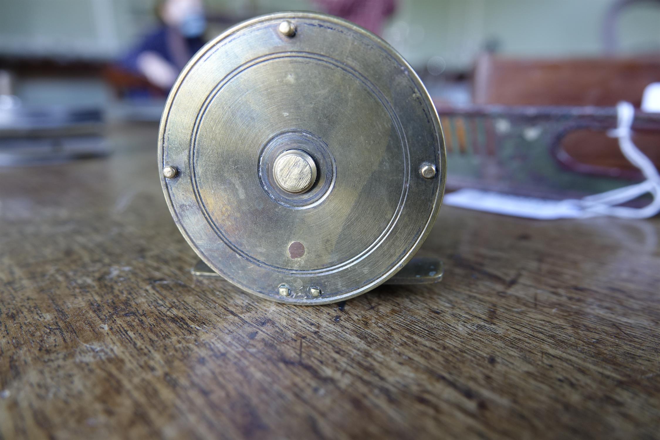 A COLLECTION OF FISHING AND ANGLING RELATED ITEMS, comprising: a Hardy 'Perfect Fly Reel' size - Image 14 of 20