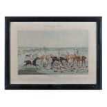 AFTER HENRY ALKIN The Quorn Hunt, the set of 8 hand coloured Aquatints by Lewis published 1835 by