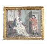 ENGLISH SCHOOL (19TH CENTURY) Domestic Scenes A pair, mezzotints, each 37 x 47cm