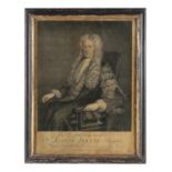 A COLLECTION OF THREE 18TH CENTURY PORTRAIT MEZZOTINTS, respectively titled Sir Joseph Jekyll,