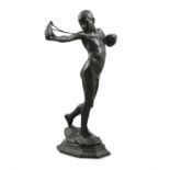 SIR WILLIAM REID DICK (1878-1961 Catapult Boy Bronze, 33cm tall