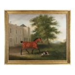 JOHN FERNELEY SNR (1782-1860) Mr Hugh Dick's Favourite Mare and Pointer outside Humewood House,