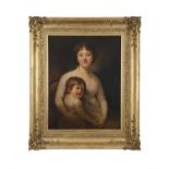 ATTRIBUTED TO SIR HENRY RAEBURN RA RSA FRSE (SCOTTISH 1756-1823) A double portrait of Mother and