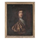 17TH CENTURY SCHOOL Portrait of Lord Dunraven, within a painted oval Oil on canvas, 74 x 62cm