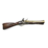 *AN IRISH FLINTLOCK BLUNDERBUSS, by Trulock of Dublin, c.1750, the barrel struck with owner's name