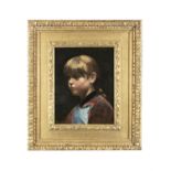 DANISH SCHOOL (19TH CENTURY) Bust portrait of a Young Girl Oil on canvas, 41 x 31.5cm