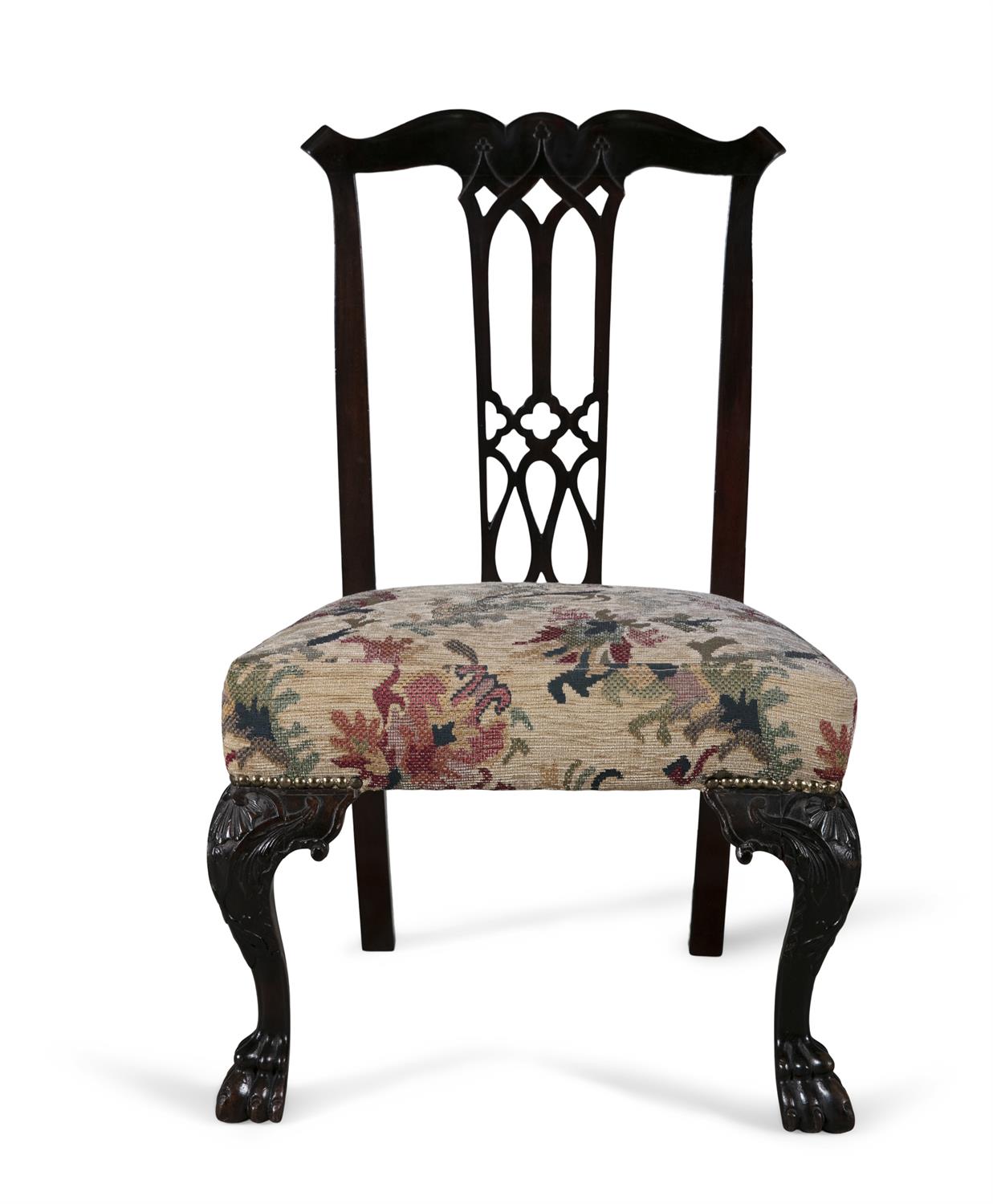 A PAIR OF MAHOGANY CHILD'S CHAIRS IN MID-GEORGIAN STYLE ATTRIBUTED TO BUTLER OF DUBLIN, - Image 2 of 3