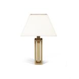 LAMP A brass table lamp, Italy, c.1980. 79cm (h)