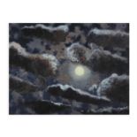STEPHEN MCKENNA PRHA (1939-2017) Moon with Rough Clouds Oil on canvas, 50 x 65cm Signed; signed