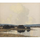Paul Henry RHA (1877-1958) Bogland Connemara (1930 - 32) Oil on canvas, 30 x 35cm (11¾ x