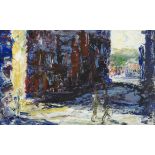 Jack Butler Yeats RHA (1871-1957) Through the Streets to the Hills (1950) Oil on board,