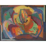 Evie Hone HRHA (1894-1955) Composition Oil on canvas, 84 x 105.5cm (33 x