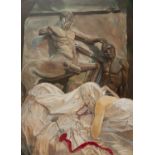 John Keating (b.1953) Cassandra's Dream Oil on canvas laid on board, 168 x 122cm (66 x