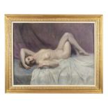 CHARLES MANCIET (1874-1963) Nue Allongée Oil on canvas, 54.5 x 73cm Signed Provenance: