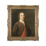 ENGLISH SCHOOL 18TH CENTURY Portrait of a gentleman Half-length, oil on canvas,