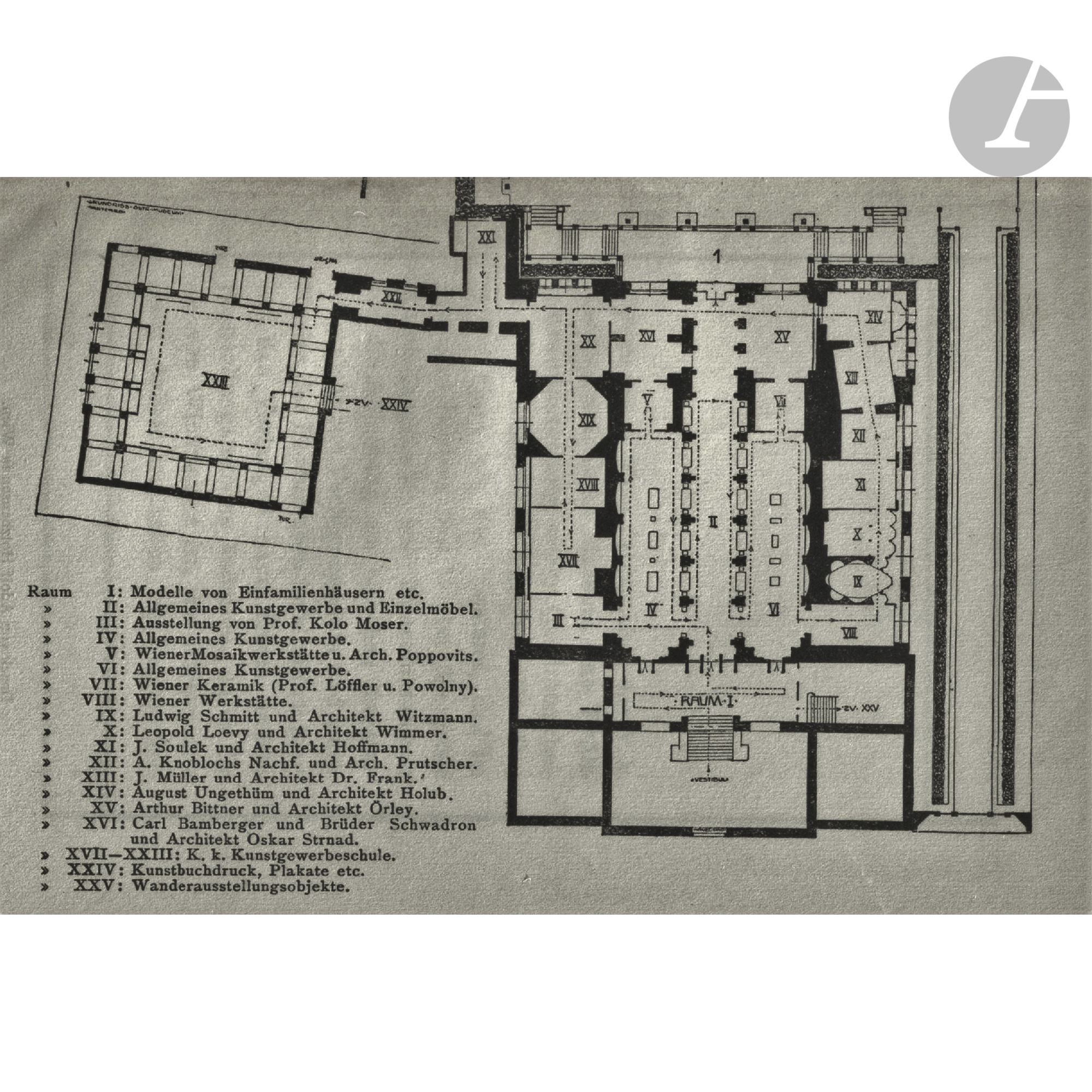 JOSEF HOFFMANN (1870-1956)Œuvre réalisée en 1911-12, très probablement pièce unique et présentée à - Image 9 of 12