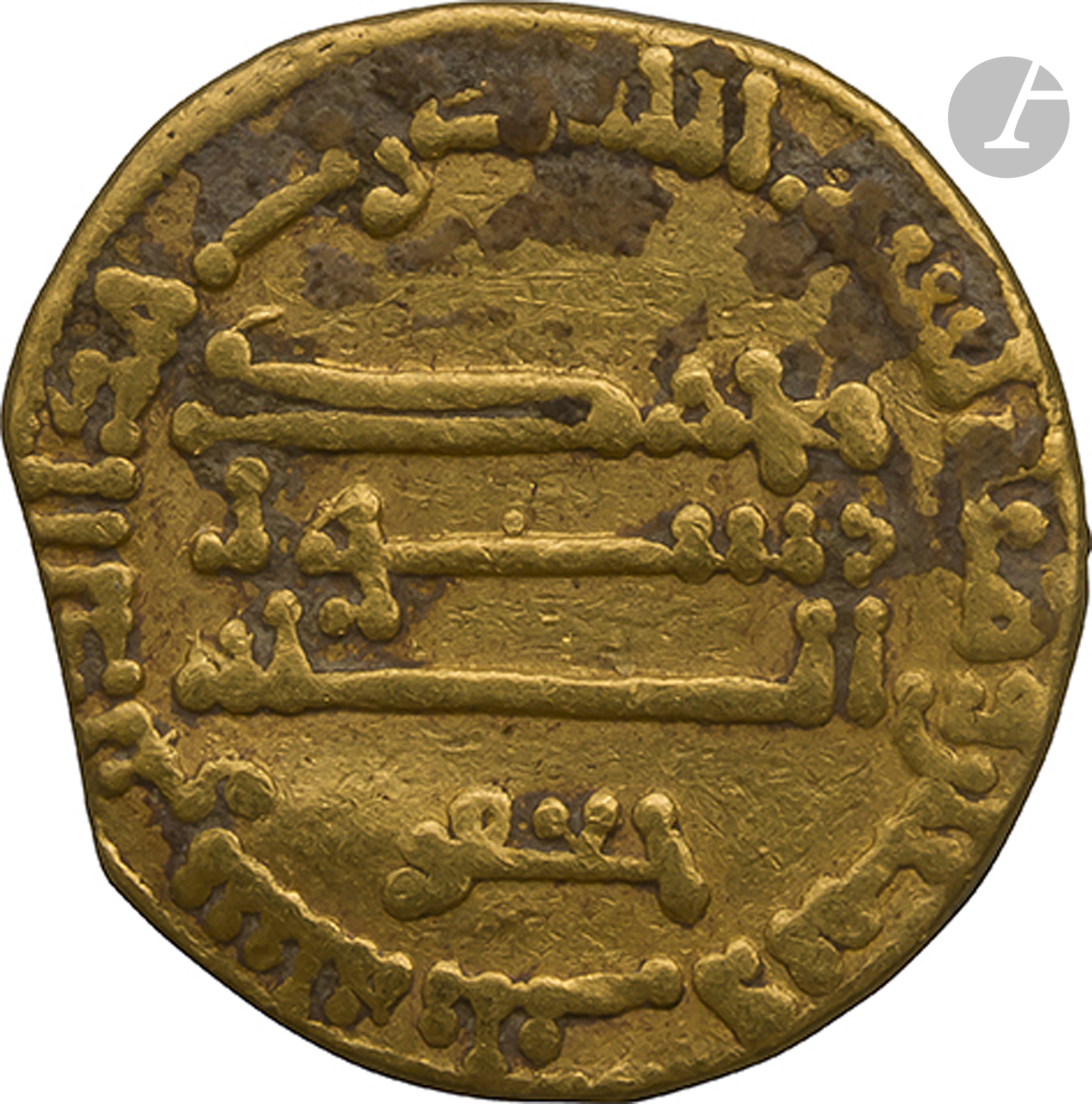 ABBASSIDES Dinar d'or daté 183 H / 799, au nom de Ja'far, gouverneur d'Égypte, Règne de Harûn al- - Image 2 of 14