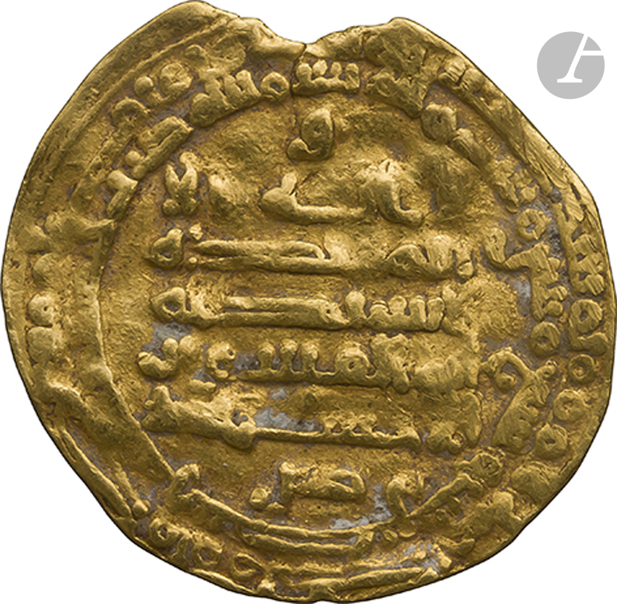 IKHSHIDIDES. Règne d'Al-Mutî' (334-363 H / 946-74) Dinar d'or daté 33( ?)7 H / 948, au nom de al- - Image 2 of 2