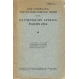 Scharroo - Hoe Nederland vertegenwoordidg wird bij de Olympische Spelen Parijs 1924. (Wie die