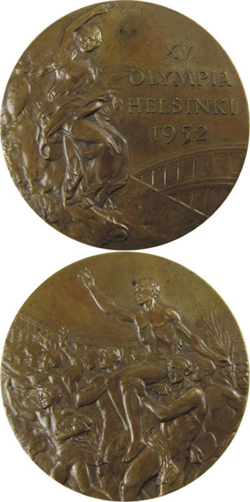 Olympic Games Helsinki 1952 Bronze Winner medal - Official winner medal from the Olympic Games Helsi