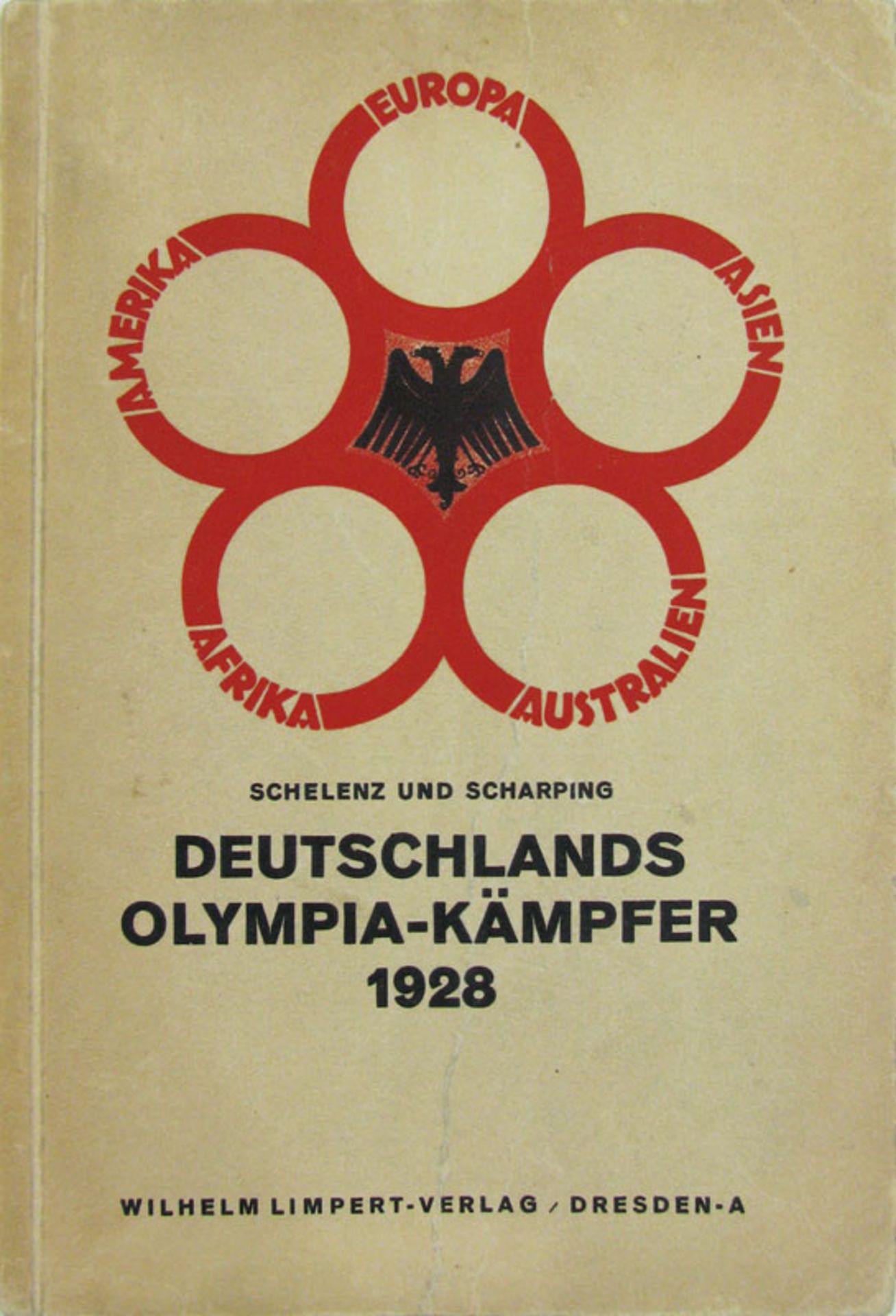 Olympic Games Amsterdam 1928 German Team Book - German preview of the Olympic Games 1928 with the ph