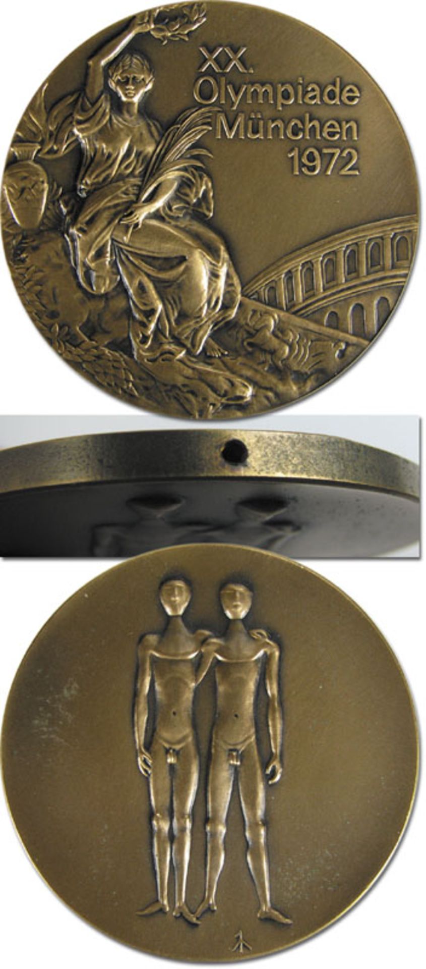 Bronze Winner´s Medal: Olympic Games Munich 1972 - Winner medal Olympic Games in Munich 1972. Origin