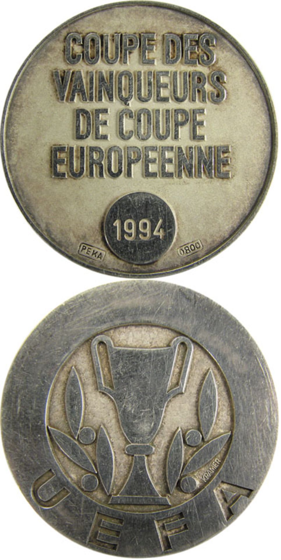 Winner's Medal UEFA Cup 1994 Parma FC - Official medal for the runner up of the UEFA Cup final in Co